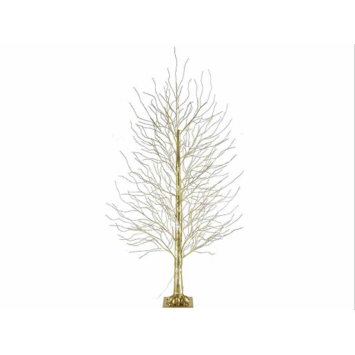 Copac decorativ auriu 1300 leduri, 1.80 H