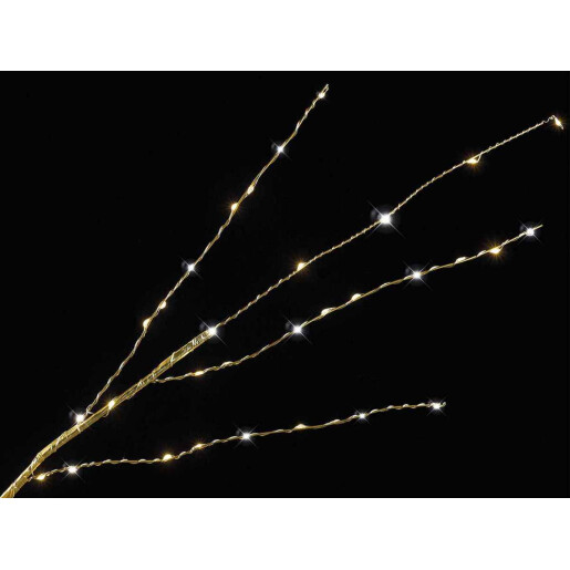Copac decorativ auriu 1300 leduri, 1.80 H