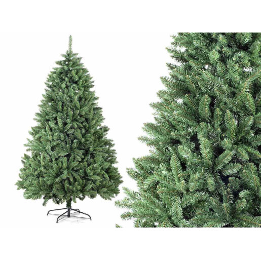 Brad artificial verde 1274 ramuri 110x180 cm