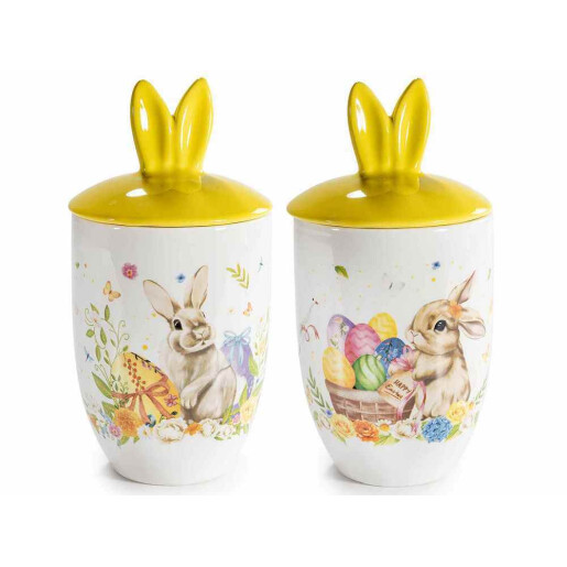 Set 2 borcane Paste ceramica multicolora Ø 10,5 cm x 20,5 H