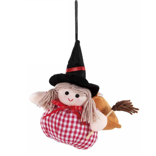 Set 2 saculeti cu figurina Befana textil multicolor II cm 12x8x18 H