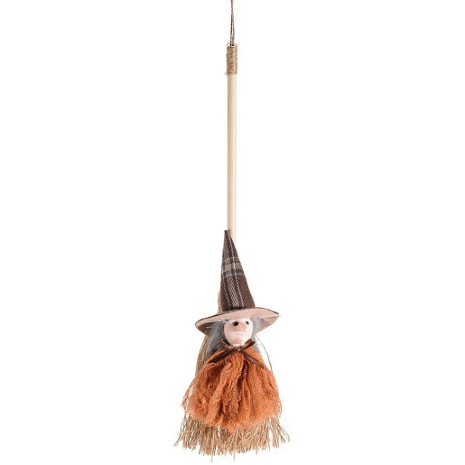 Set 4 figurine Halloween Vrajitoare Befana textil multicolor cm 36 H