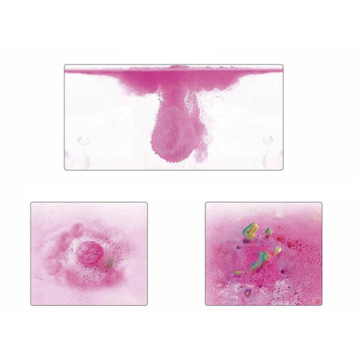 Set 2 bombe de baie aroma Portocala, Aloe, Sakura 2 x 180 gr