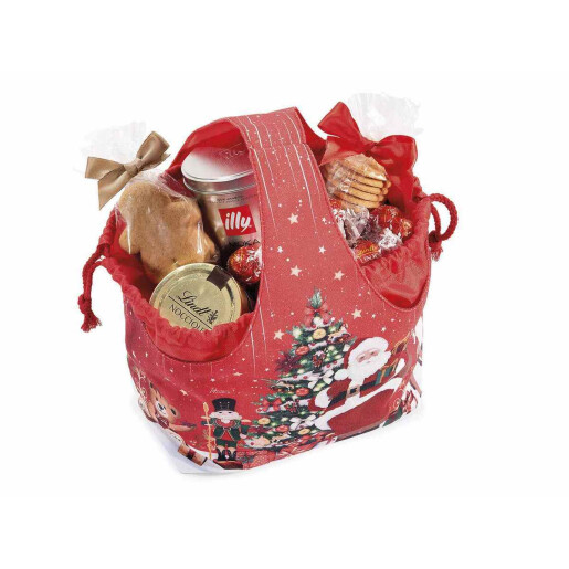 Set 2 cosulete Craciun textil 24x16x28H