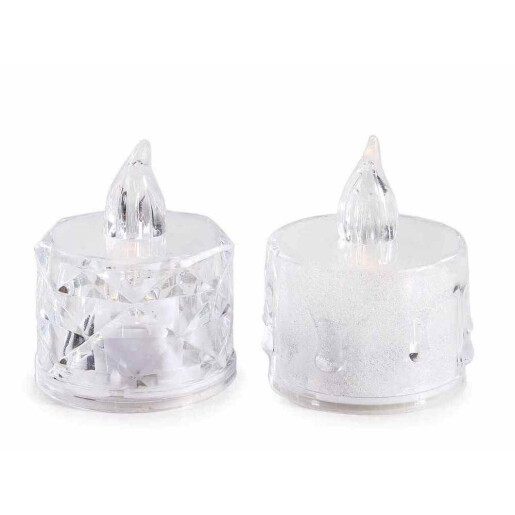 Set 2 candele cu led Ø 4 cm x 4,5 H