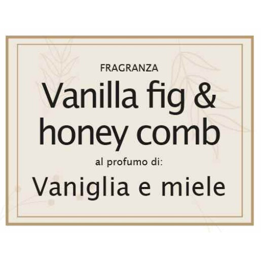 Lumanare parfumata aroma Vanilie si Miere Ø 7,5 cm x 8,5 H