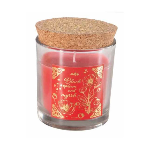 Lumanare parfumata aroma Smirna si Opium Ø 7,5 cm x 8,5 H