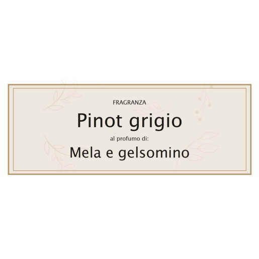 Lumanare parfumata aroma vin Pinot Grigio Ø 8,5 cm x 29 H