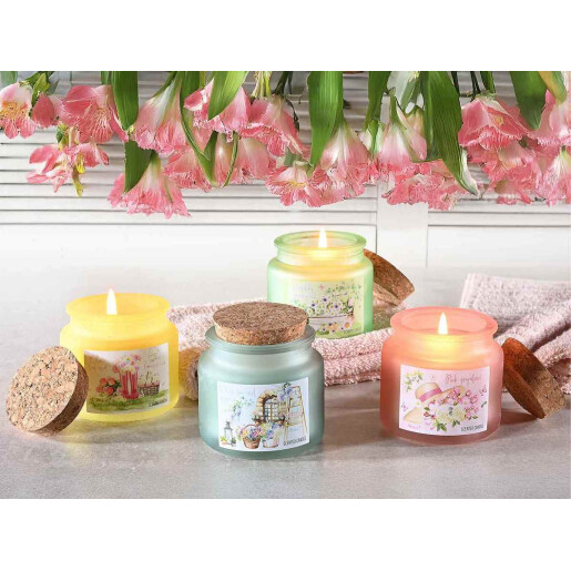 Set 4 lumanari parfumate in borcan Ø 6,5 cm x 6,5 H