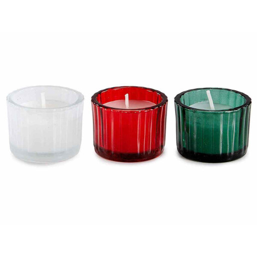 Set 6 lumanari parfumate Craciun  5.5x5.5x19 cm