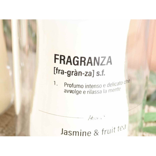 Lumanare parfumata in borcan sticla aroma Iasomie, Ceai Ø 10 cm x 15 H