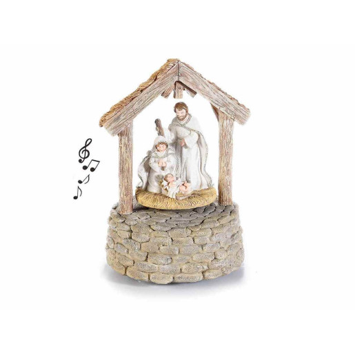 Carusel muzical din polirasina Figurine Religioase 12 cm x 11 cm x 16.5 h
