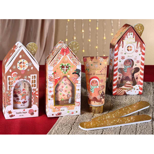 Set 3 cutii cadou Craciun 6x3.5x13.5 cm