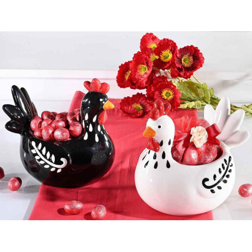 Set 2 Gaini decorative ceramica multicolora 16x18.5x18 cm