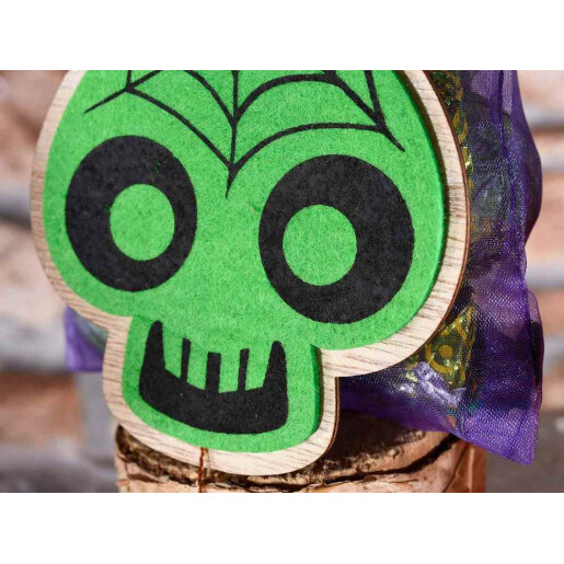 Set 3 decoratiuni Halloween cm 7 x 9,5 H