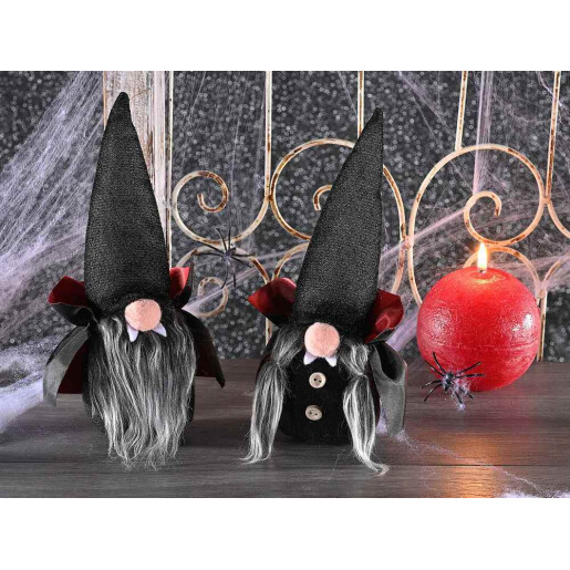 Figurina Halloween Vampir textil multicolor Ø 6 cm x 19 H
