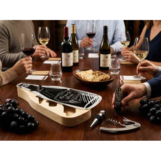 Set cadou, 3 ustensile pentru vin 10 x 28,5 x 3 H