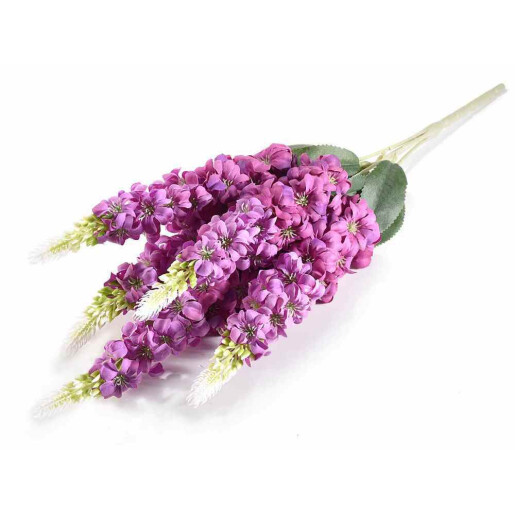 Buchet Zambile artificiale mov verde 58 cm