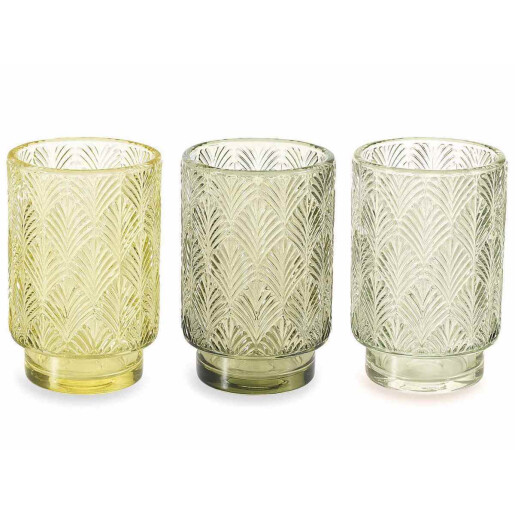 Set 6 candele sticla 8.5x13 cm