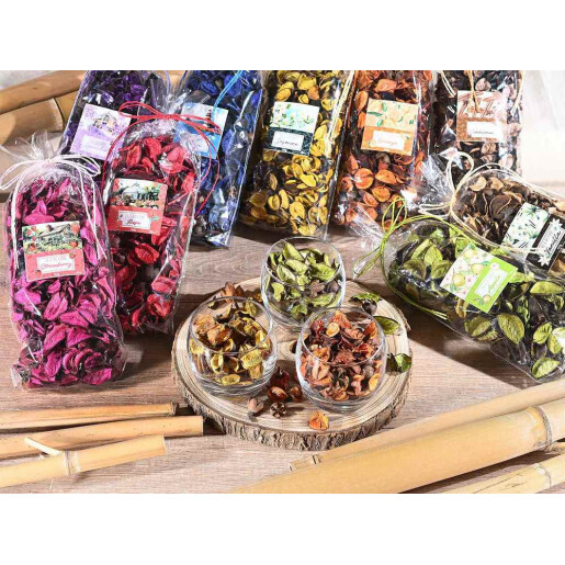 Set 9 pungi potpourri multiarome cm 8 x 5 x 19 H, 1350 gr