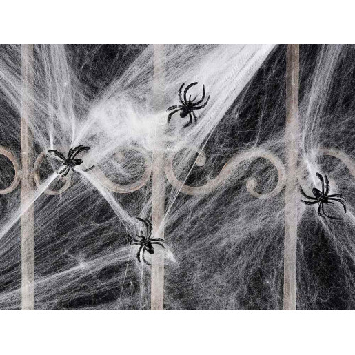 Panza Paianjen Halloween textil alb negru 56 g