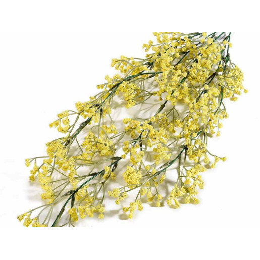 Floarea Miresei artificiala galbena 75 cm 
