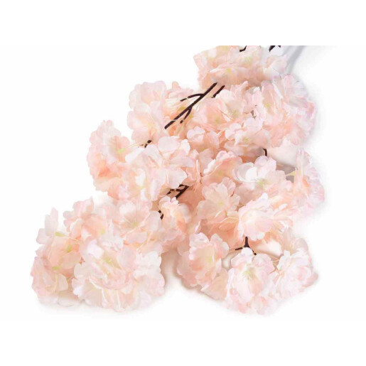 Set 6 crengute flori Piersic artificial 97 cm