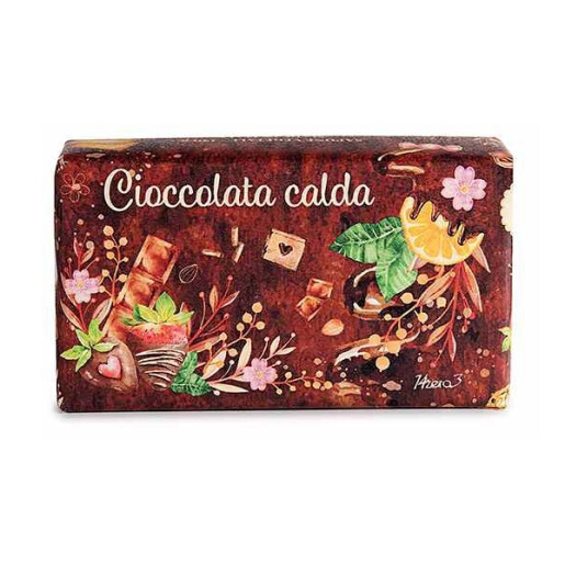 Sapun vegetal fara coloranti aroma Ciocolata calda 10 x 6 x 3 H, 150 gr