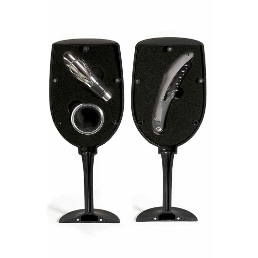 Set cadou, 3 ustensile pentru vin II Ø 9 cm x 23 H