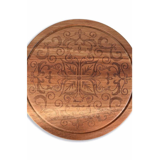 Platou servire lemn acacia Ø 25 cm