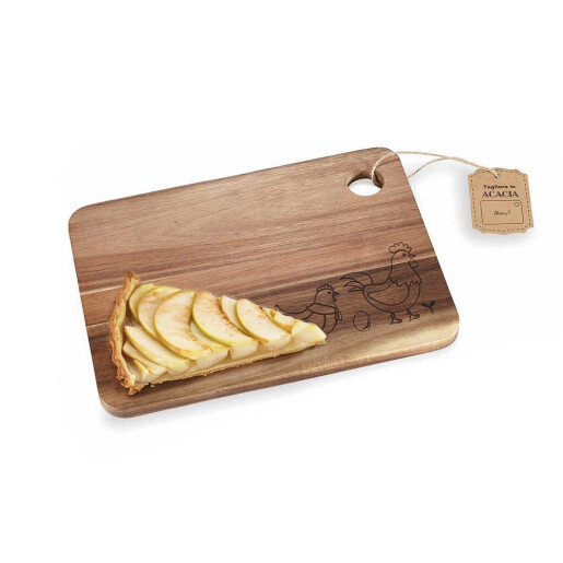 Platou servire lemn maro cm 28 x 20 H