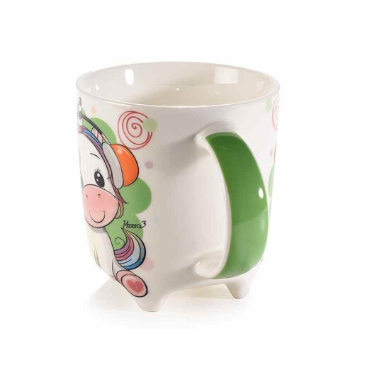 Cana portelan Unicorn Kids 9x9.5 cm, 350 ml