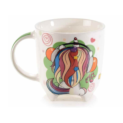 Cana portelan Unicorn Kids 9x9.5 cm, 350 ml