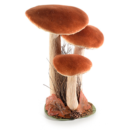 Ciupercute decorative maro bej cm 19 x 16,5 x 26,5 H