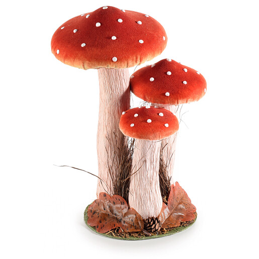 Ciupercute decorative multicolore 19 x 16,5 x 26,5 H