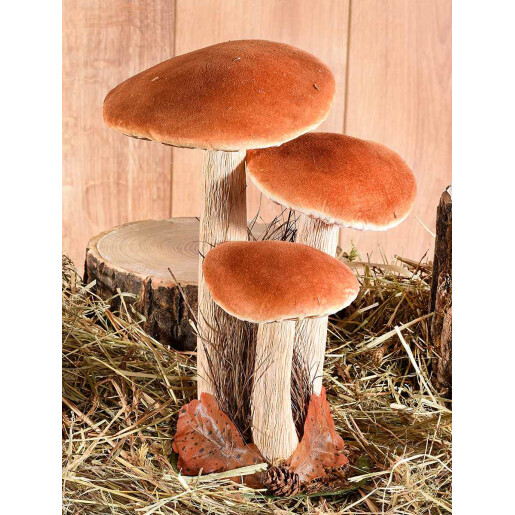 Set 2 decoratiuni Ciupercute 16x16.5x26.5 cm