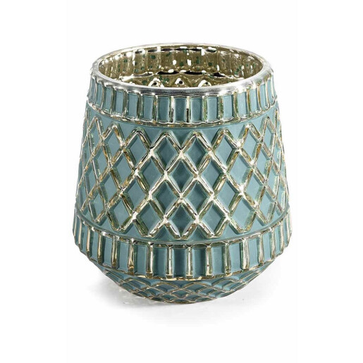 Set 2 candele sticla 10.5x10.5 cm