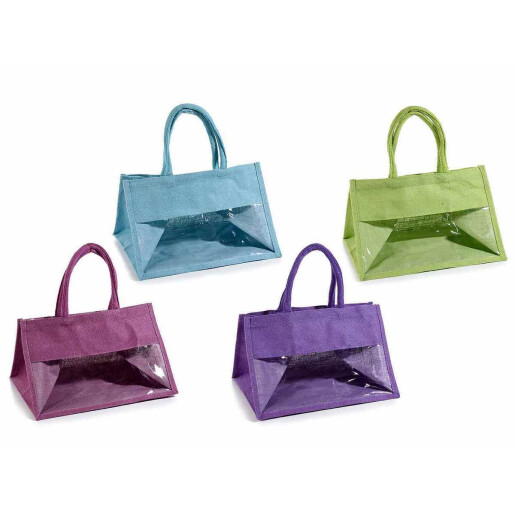 Set 4 gentute iuta multicolora 36x29x24 cm