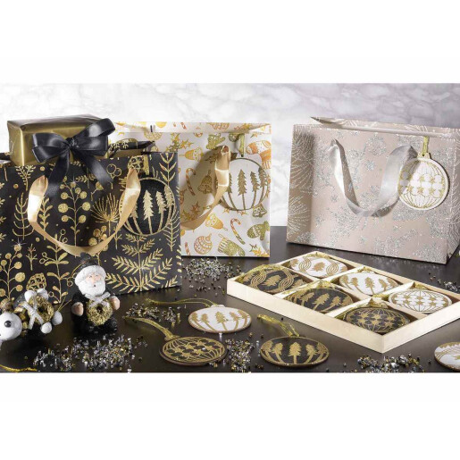 Set 36 ornamente Brad Craciun 7 cm
