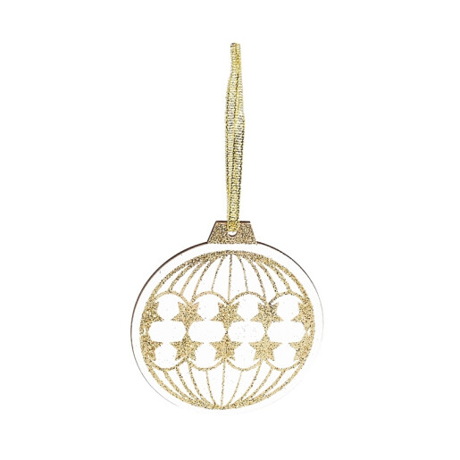 Set 36 ornamente Brad Craciun 7 cm