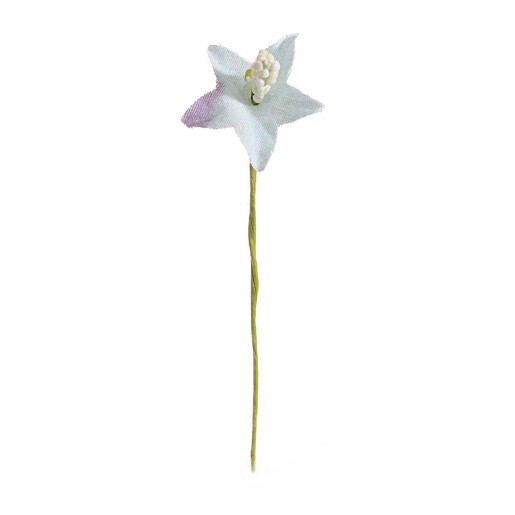 Set 192 flori artificiale albastre 2.5x13 cm