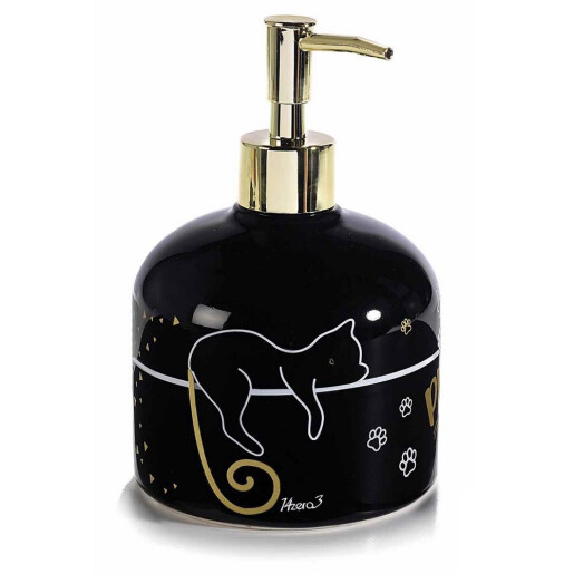 Dispenser ceramica cu sapun lichid Ø 10,5 cm x 16 H, 500 ml