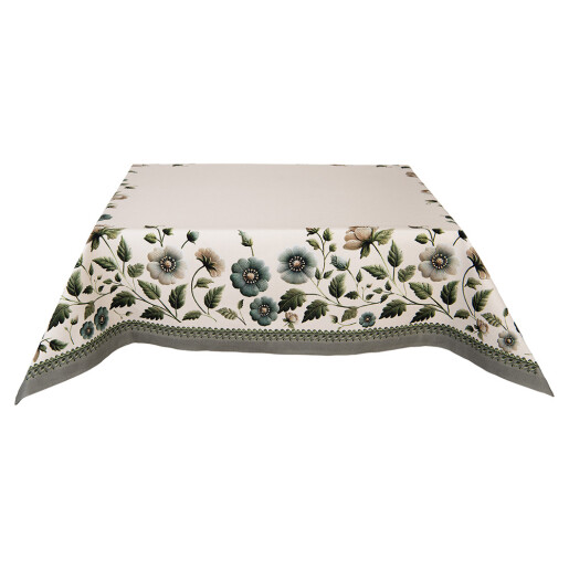 Fata masa bumbac multicolor model Flori 100x100 cm