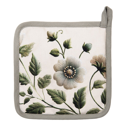 Servet termic bumbac multicolor model Flori 20x20 cm