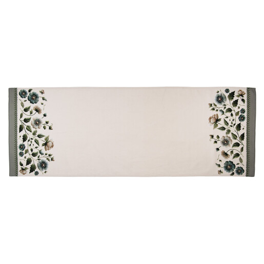 Traversa bumbac multicolor model Flori 50x140 cm