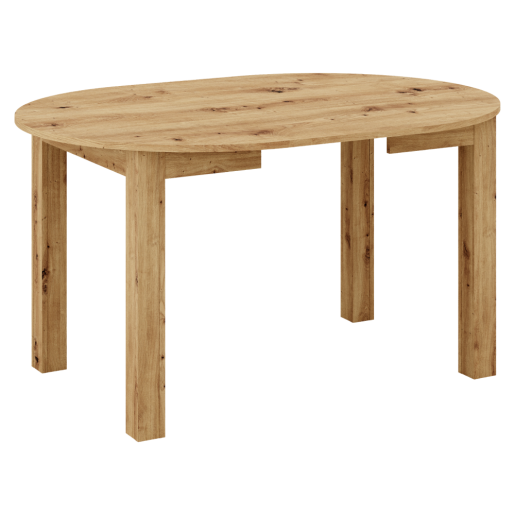 Masa dining extensibila DTD laminat stejar Harry 103-142x102x76 cm