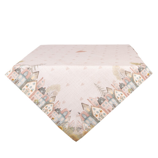 Fata masa bumbac multicolor Peisaj 100x100 cm