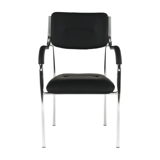 Scaun stivuibil negru Ilham 52x55x85 cm 