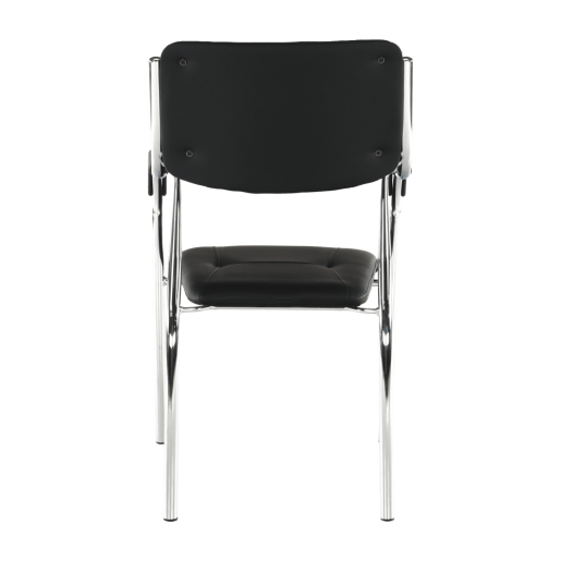 Scaun stivuibil negru Ilham 52x55x85 cm 