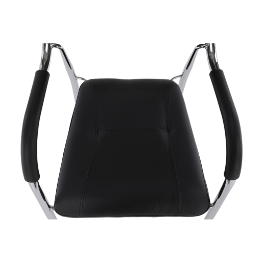 Scaun stivuibil negru Ilham 52x55x85 cm 